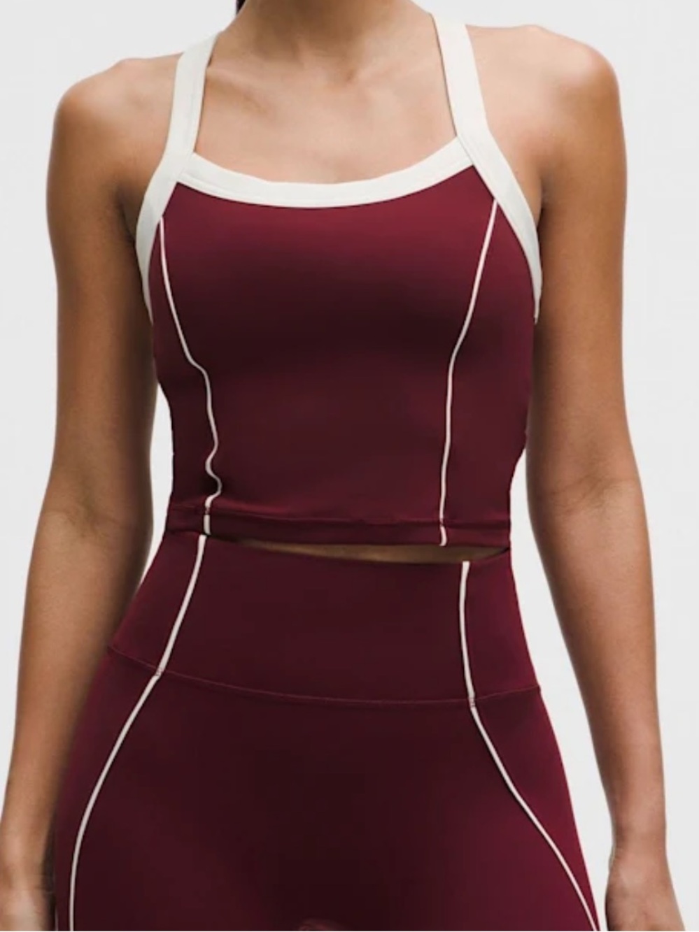 Lululemon Wunder Train Piped Strappy Tank Top